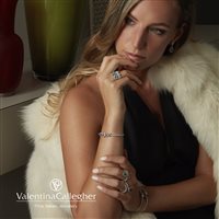 Vicenza - Piazzetta Palladio 2 - Ringe Valentina Callegher Dame in Weißgold Smeraldo 1 Ct 7401SSM - 7401SSM